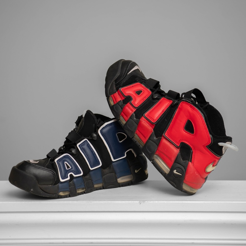 Nike Air More Uptempo 96 Split Sz 11.5‎ Urban Streetwear 90s Chunky Colorblock